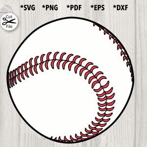 Baseball Ball svg, png, pdf, dxf, eps