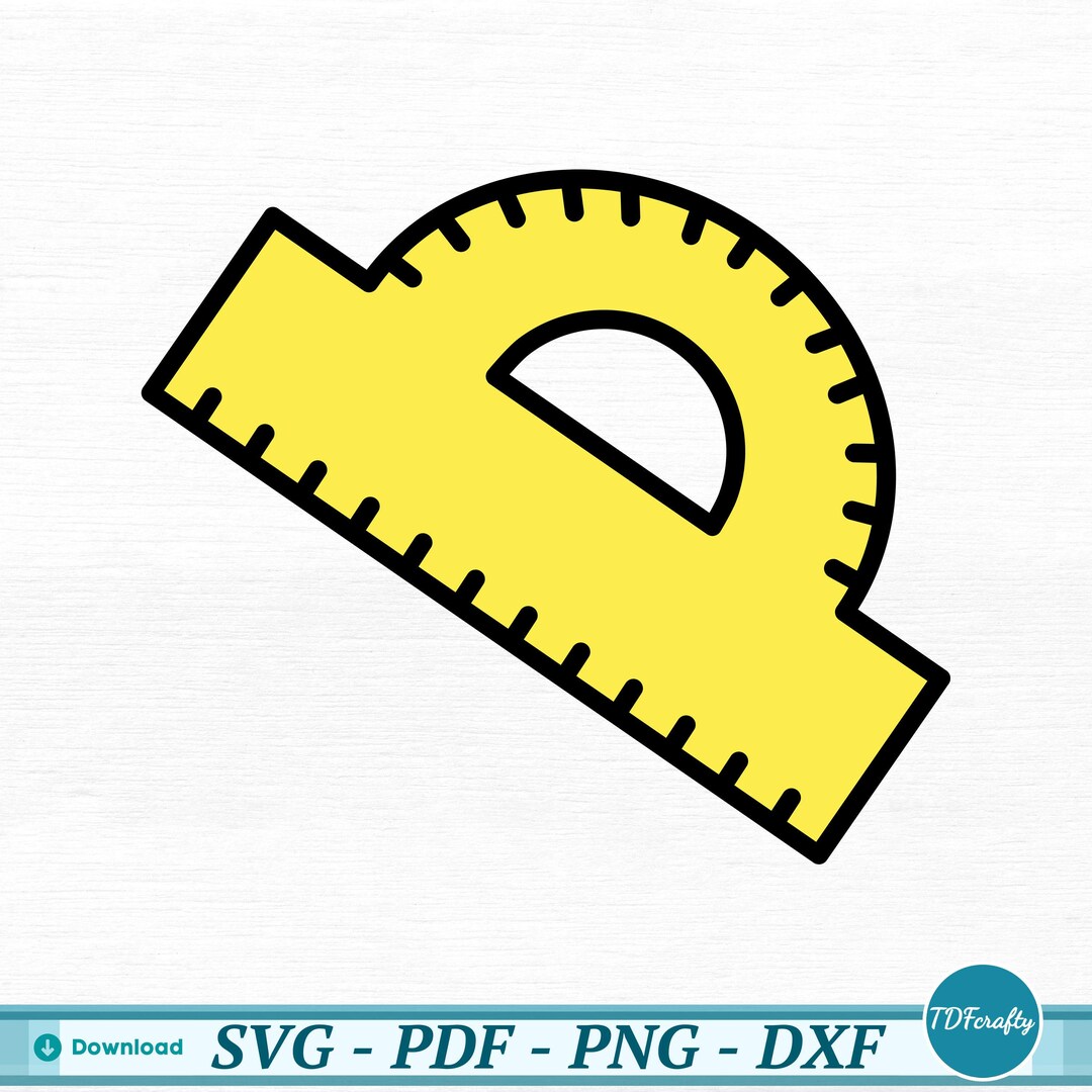 Kids Ruler Svg File Ruler SVG File, Back to School Clipart, Student DXF Craft File ...