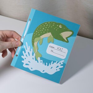 Angeln Aktivität Buch Vorlage Schnittdatei (png, svg, dxf, eps)