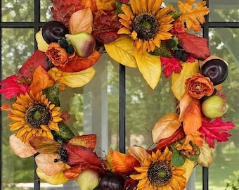 The Harvest Queen Autumn Wreath