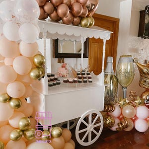 Fantasy Candy Cart on wheels, adult sweet Cart | Cake stand, mini Bar | Party Decor Birthday idea | Wedding decorations | Wedding idea
