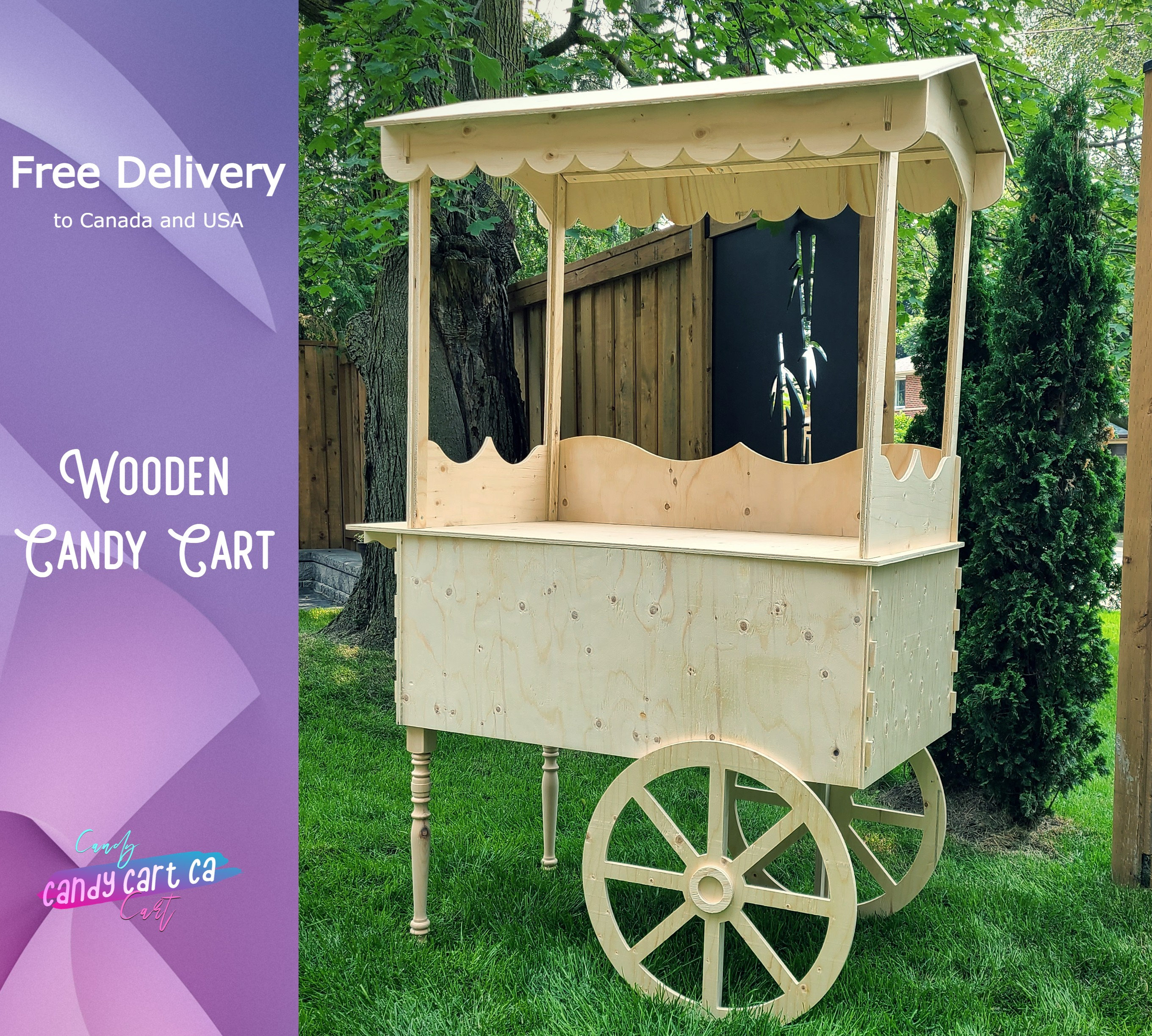 Wooden Sweet Cart Cart With Wheels Adult Wooden Sweet Cart Etsy