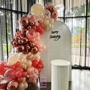 Arched Ripple Backdrop, Grooved arch for parties
