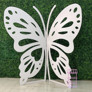 Fondo de mariposa independiente, fondo fotográfico, decoración de cumpleaños única, cartel para exhibición, decoración de fotomatón de cumpleaños con mariposa gigante