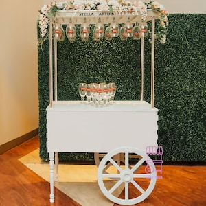 Champagne Cart | Decorative Champagne Cart | Mini drink bar | Party Decor | Wedding decorations | Wedding idea