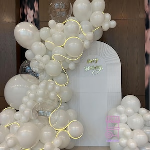 Ripple Backdrop Grooved arch for birthday and wedding parties with Free Delivery