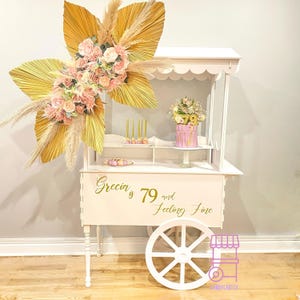 Sweet Cart, Candy Cart, Cake stand, mini Bar, Party Decorations, Wedding decorations, Dessert Bar, Wedding gift