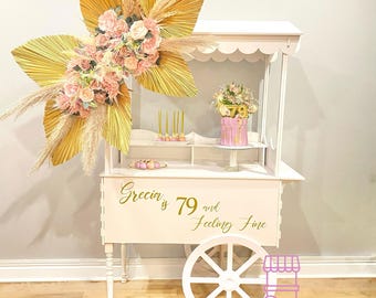 Sweet Cart, Candy Cart, Cake stand, mini Bar, Party Decorations, Wedding decorations, Dessert Bar, Wedding gift