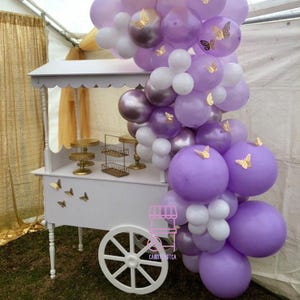 Ausgefallener Süßigkeiten Wagen auf Rollen | Süßer Karren für Erwachsene | Etagere, mini Bar | Party Deko Geburtstagsidee | Hochzeitsdekorationen | Hochzeitsidee