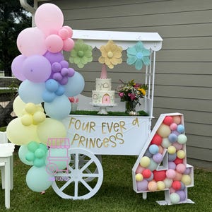 Candy Cart for Party decorations and Birthday Ideas, Vendor Stand Decoration, Wedding Decor