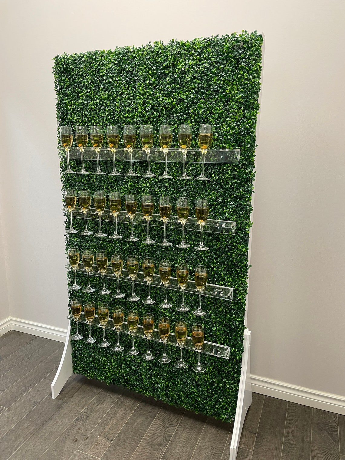 Greenery Champagne Wall Grass Drink Wall Wedding Etsy Canada