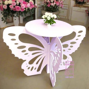 Butterfly Cake Display Table for Events – Elegant Dessert Stand for Weddings & Parties