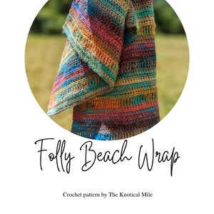 Folly Beach Wrap Pattern - Häkel-Wickelmuster - Häkelanleitung - Wrap Pattern