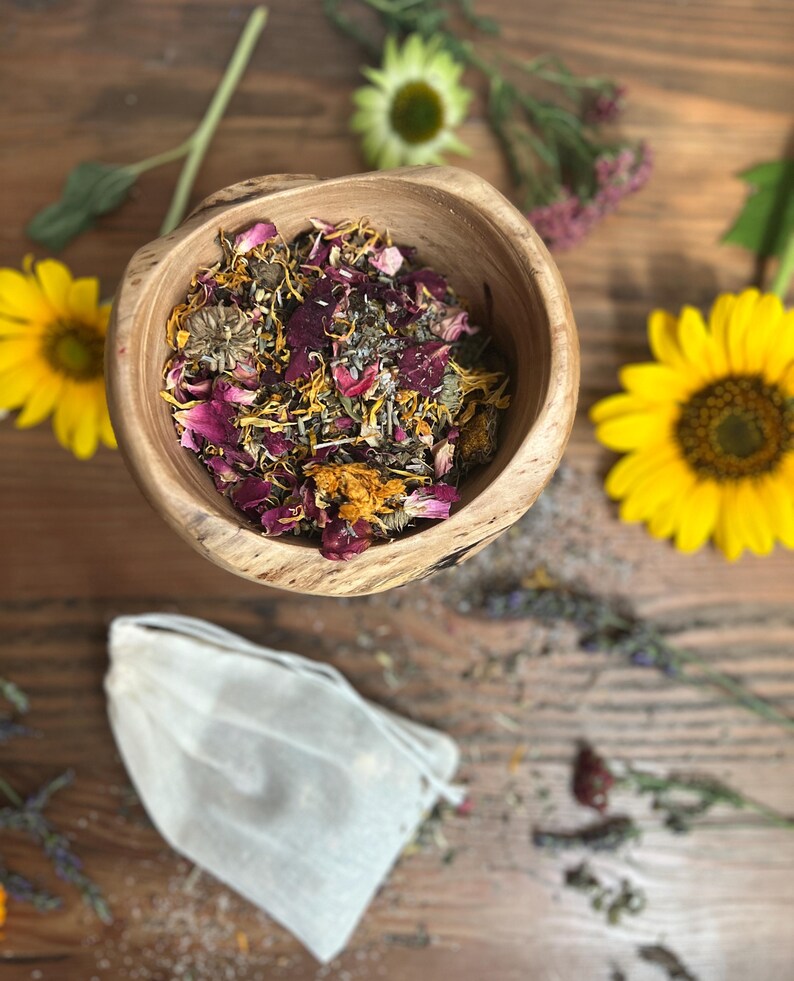 Postpartum Sitz Bath Herbal Bath Soak Padsicle Blend Postpartum Healing ...