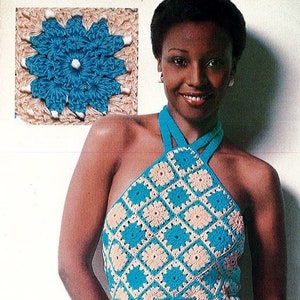 9 Vintage Granny Square Clothing & Blanket Patterns