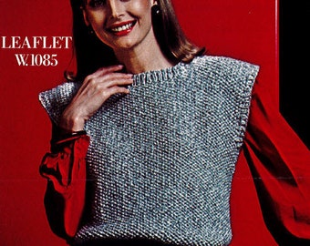 Vintage Sweater Knitting Pattern