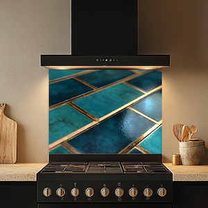 Tempered Glass Backsplash, Subway Style Glass Backsplash, Kitchen Backsplash Behind Stove, Glass Backsplash for Kitchen, Stove Backsplash