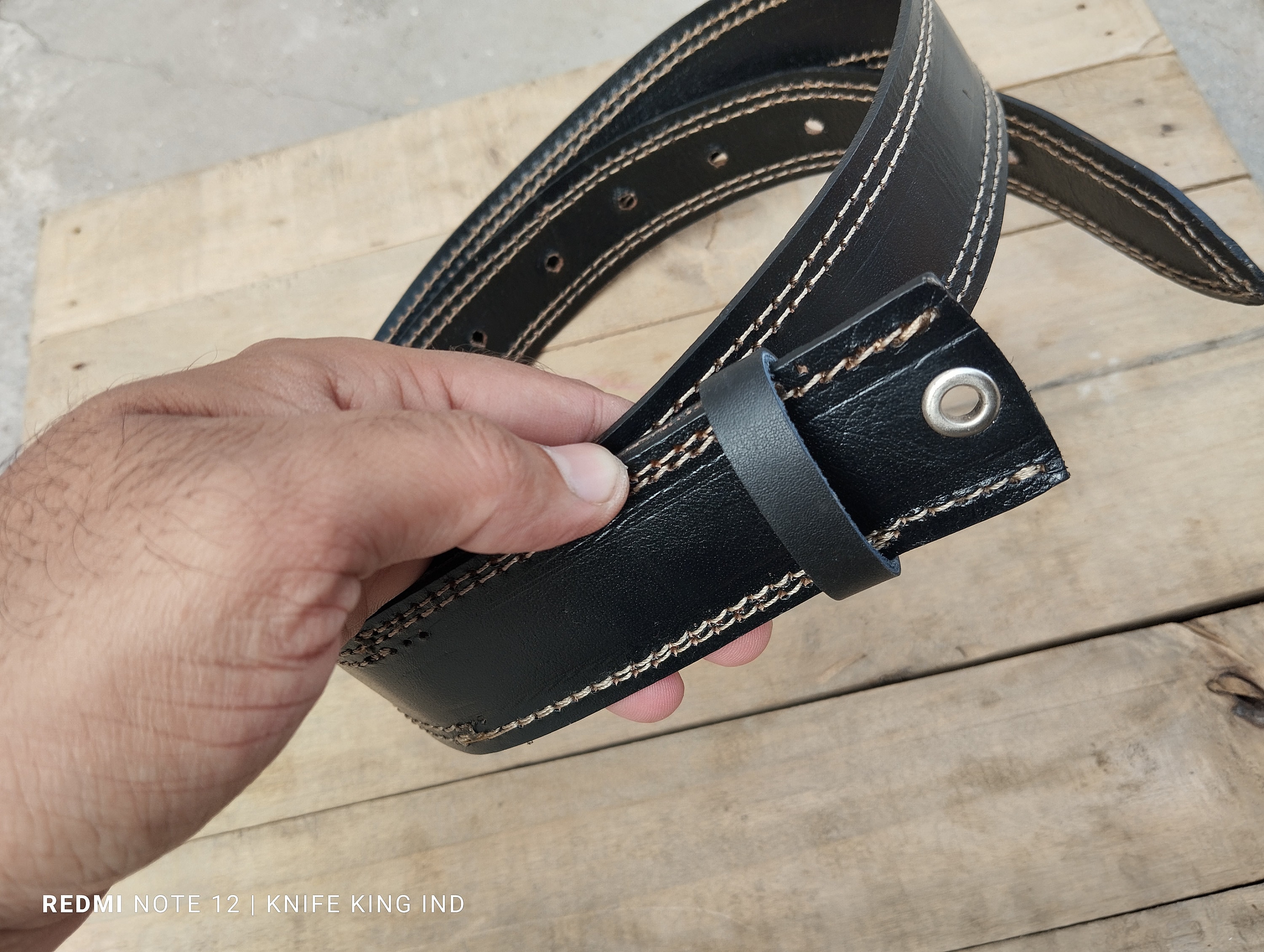 Kore Essentials  #1 Rated Gun Belt Bull Buckle Buffalo Leather Belt