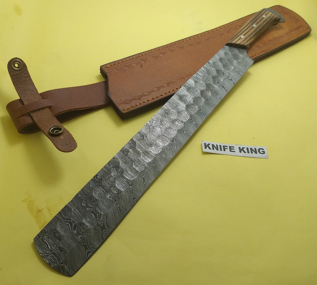 Customized Hand Crafted Damascus Steel Brisket Knife, Kitchen Use, Chef