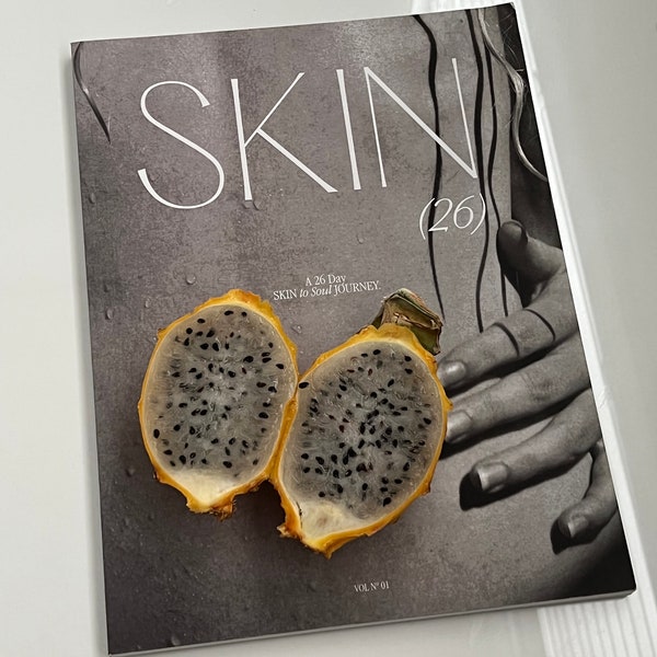 SKIN26 | Vintage Holistic Skin Magazine | Coastal Aesthetic | 26-Days To Your Clearest Skin Using Natural & Holistic Practices | 120pg