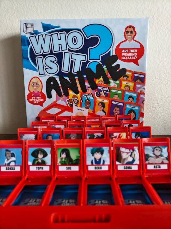 anime edition anime guess who board game