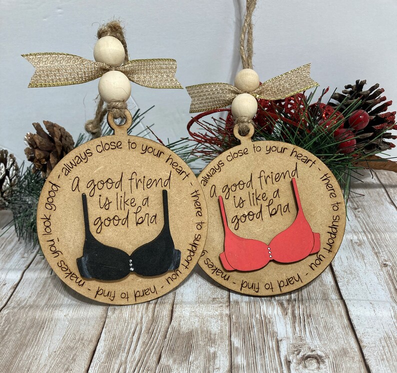 Friendship Greatest Gift Painted Heartfelt Glass Ornament - The Christmas Vacation Shop Bar Harbor Maine Ornaments