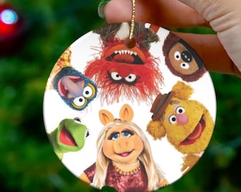 Ceramic Ornament, The Muppets Decoration, Fun Holiday Gift, Christmas Halloween Decor, Magical Ornament, Disney Cartoon