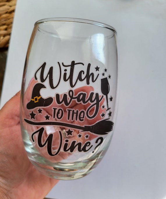 Lot of 6 Rub On Wine Glass Transfer Stickers HALLOWEEN FALL Crafters Square  NEW
