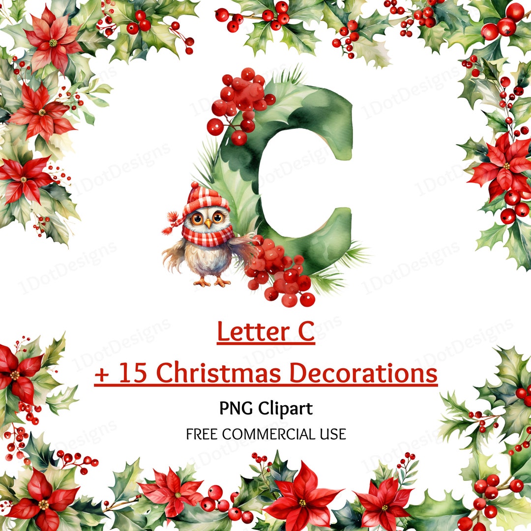 Christmas Letter C Clipart Bundle Christmas PNG Christmas Etsy christmas-letter-c-clipart-bundle-christmas-png-christmas-etsy