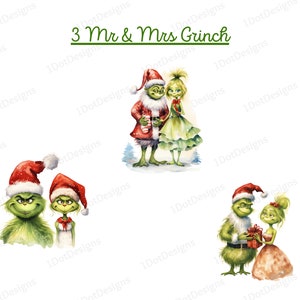 Christmas clipart, Grinch png, Christmas gift, Christmas clipart, Christmas png, Christmas graphics, Festive png, Mr and Mrs Grinch, Grinch family, funny grinch, cute grinch, grinch clipart, mrs grinch png, christmas grinch