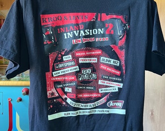 Vintage KROQ Aand Levi's Island Invasion 2002 Concert T Shirt - Etsy