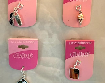 Vintage 1990's Era Liz Claiborne charms *New