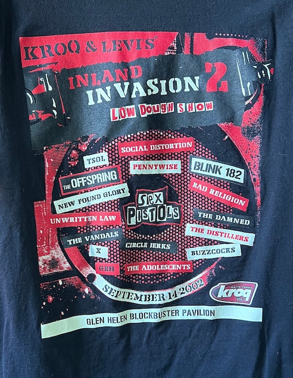 Vintage KROQ / Levi's Island Invasion 2002 T Shirt - Etsy