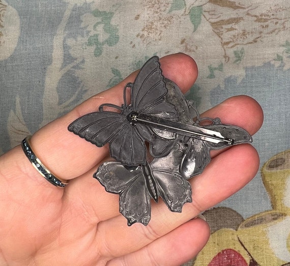 1990's era butterfly pin brooch - image 2