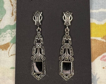 1980's art deco revival earrings