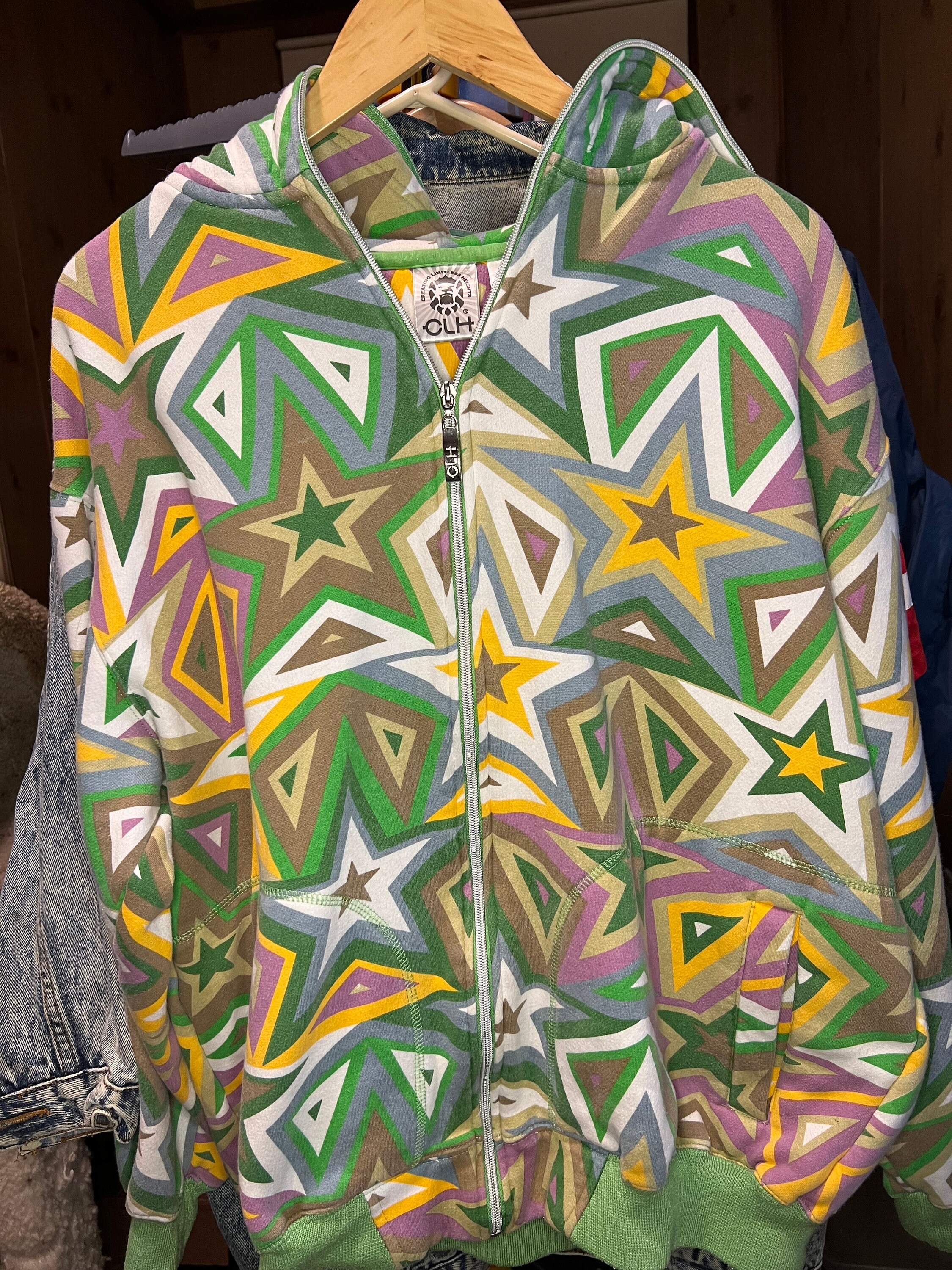 Y2K Era Creating Limitless Heights Full Zip Heavyweight Hoodie 