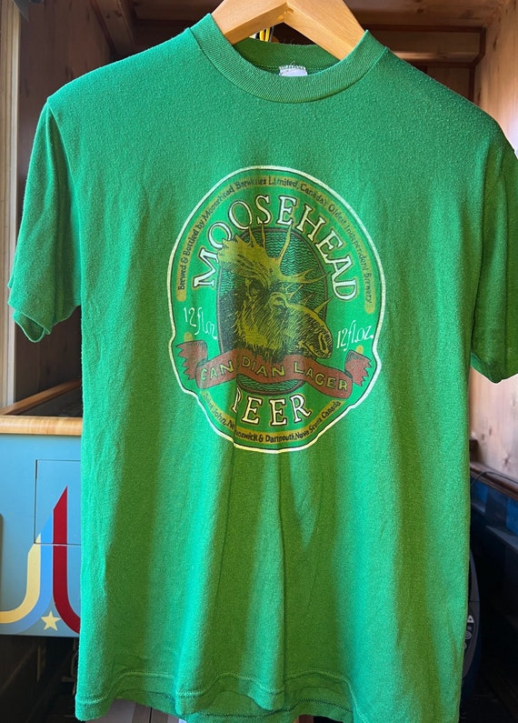 1980's era Moosehead Beer vintage t shirt.