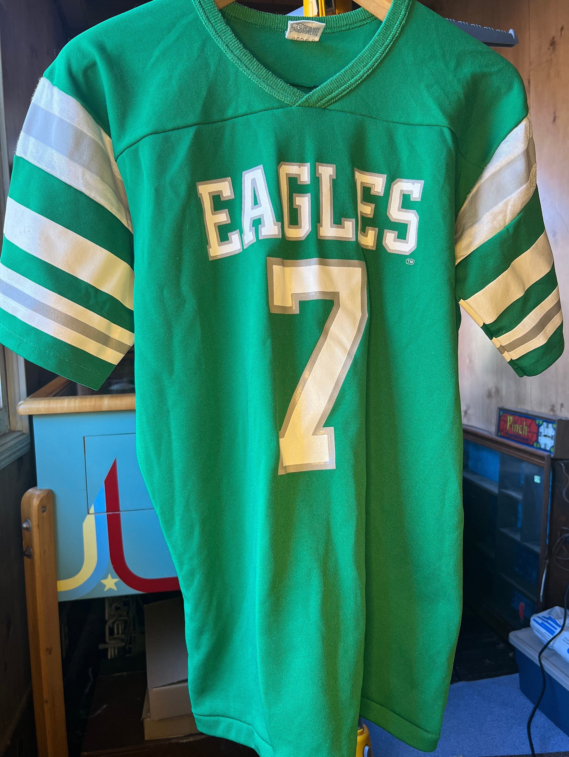 Vintage 1970's 7 Ron Jaworski Eagles Jersey 