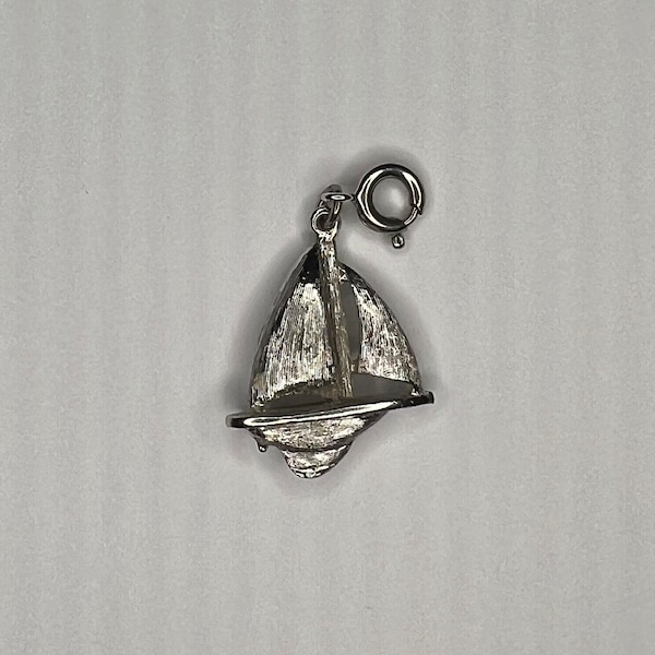 1960 / 1970 era Monet sail boat charm