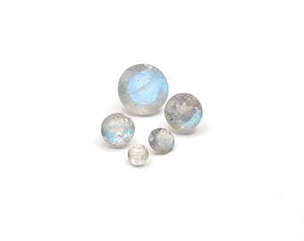 3mm - 8mm Labradorite Round Faceted Gemstone