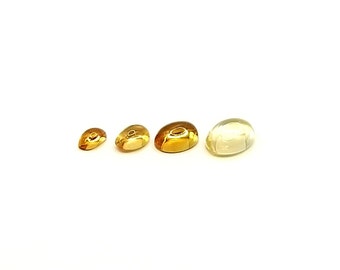 5x3mm - 8x6mm Citrine Oval Cabochon Natural Gemstone