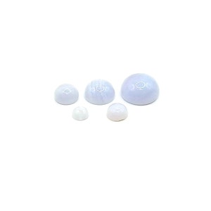 4mm - 10mm Blue Lace Agate Round Cabochon Natural Gemstone