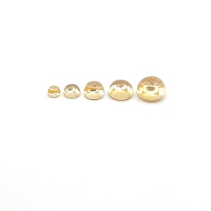 3mm - 7mm Citrine Round Cabochon Natural Gemstone