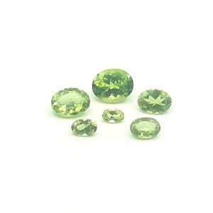 5x3mm - 10x8mm Peridot Oval Faceted Natural Gemstone