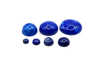 3 - 12mm Lapis Lazuli Round Cabochon Natural Gemstone