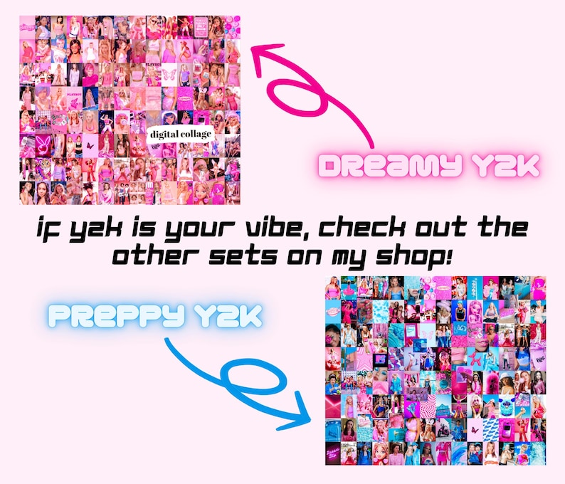 Y2K Collage Kit | Instant Digital Download | 150 Prints | Bright 2000's Aesthetic | 4x6, 5x7, 8x10 | Printable Wall Art image 9