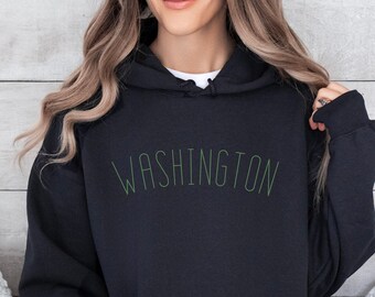 Washington hoodie. washington state. Washington state gifts. Washington sweatshirt. PNW shirt. Evergreen state. pacific Northwest.