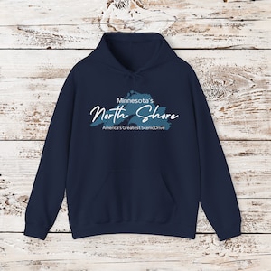 Minnesotas North Shore Drive Lake Superior Minnesota sweatshirt Great Lakes sweatshirt North Shore Minnesota Minnesota travel RV drive.