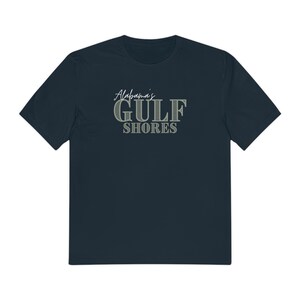 Gulf Shores Alabama Tee - Comfy Lightweight Shirt for Beach Lovers Vacations, Souvenir Travel Gifts from Alabama RV outdoor coastal shirt.