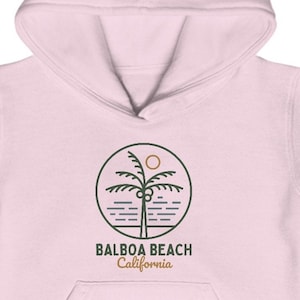 Kids Balboa Beach California sweatshirt hoodie Southern California beaches kids sweatshirt Balboa Island hoodie for kids California sunshine